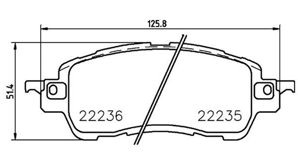 MAGNETI MARELLI stabdžių trinkelių rinkinys, diskinis stabdys 363700449055